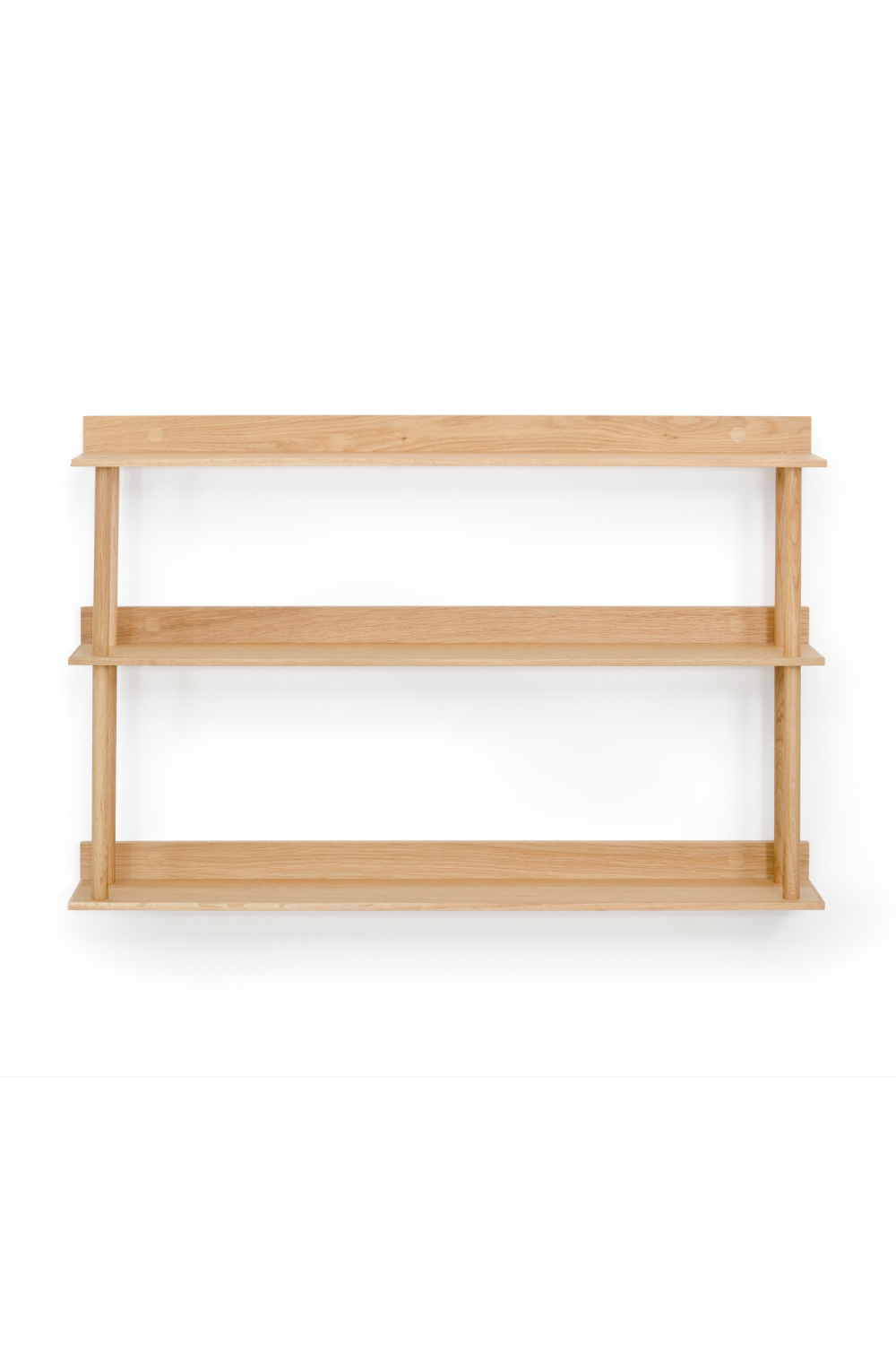 3 Level Wooden Wall Shelf  | Wireworks Platform 3 | Woodfurniture.com