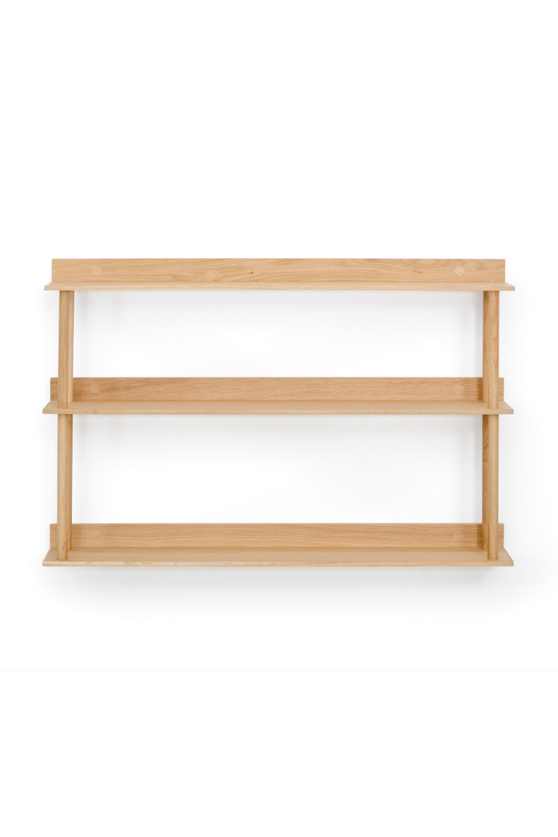 3 Level Wooden Wall Shelf  | Wireworks Platform 3 | Woodfurniture.com