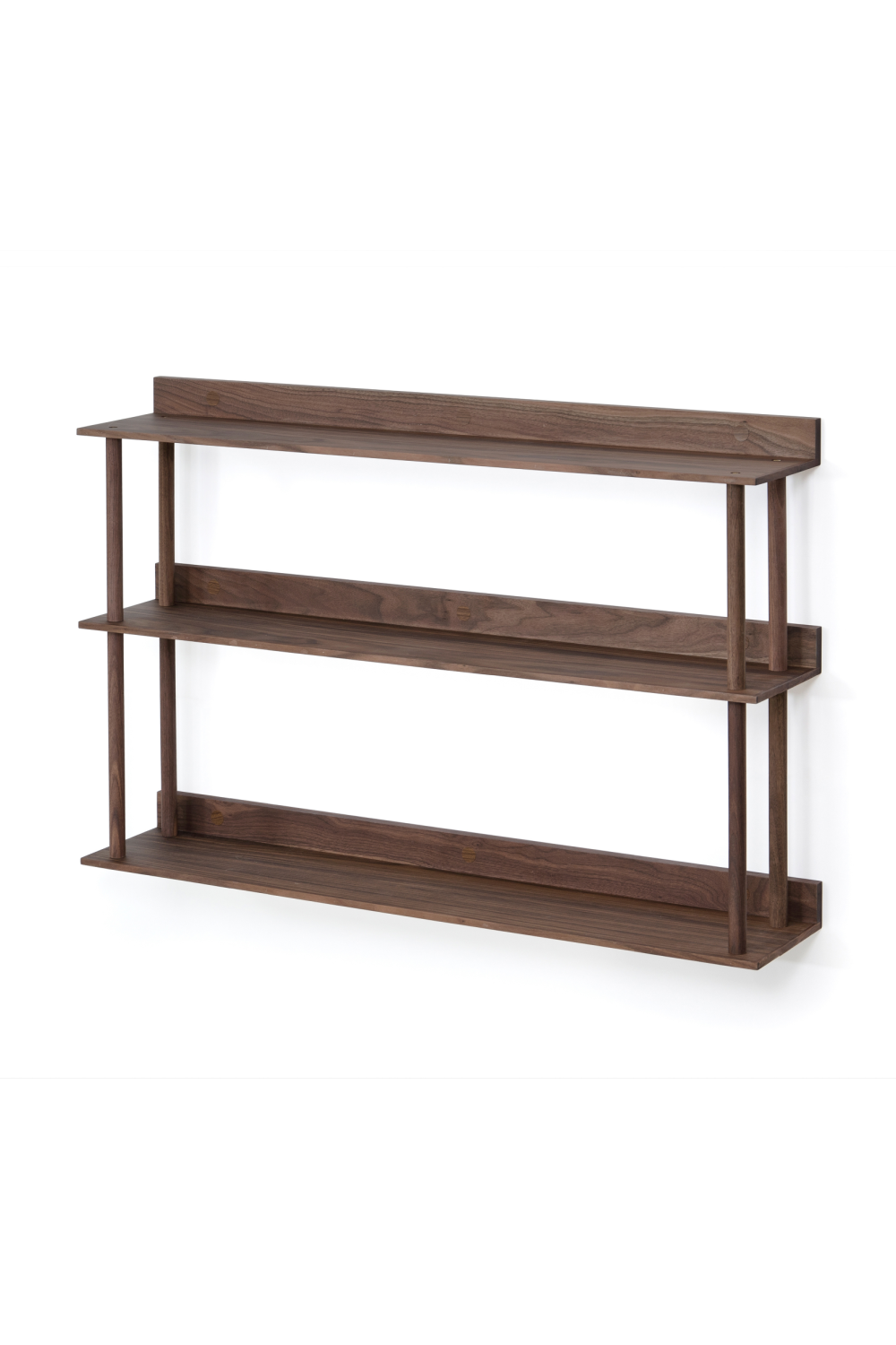 3 Level Wooden Wall Shelf  | Wireworks Platform 3 | Woodfurniture.com