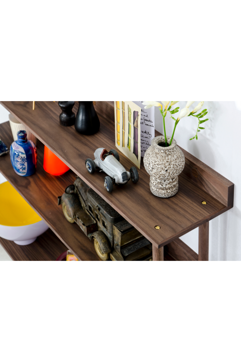 3 Level Wooden Wall Shelf  | Wireworks Platform 3 | Woodfurniture.com