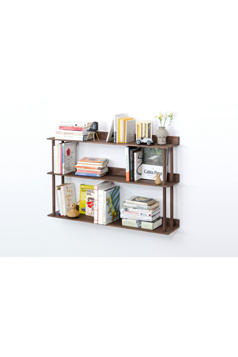 3 Level Wooden Wall Shelf  | Wireworks Platform 3 | Woodfurniture.com