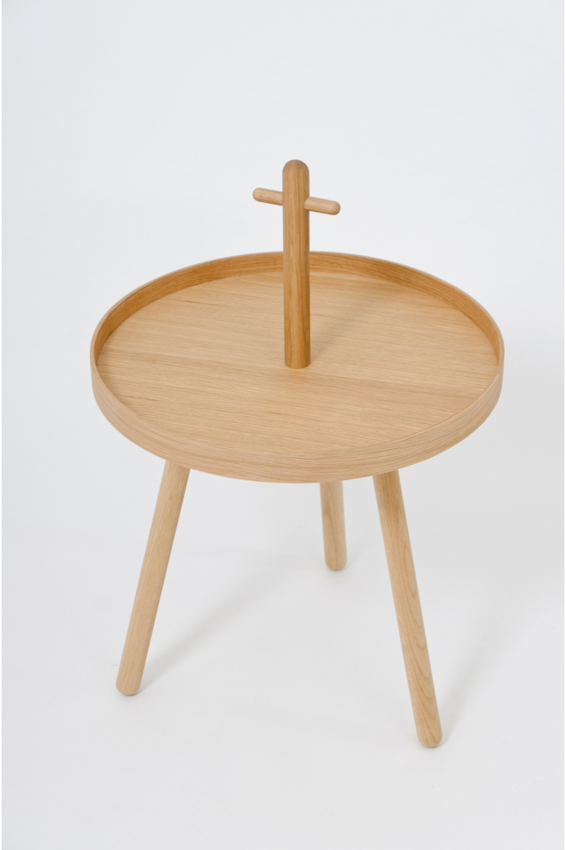 Wooden Portable End Table | Wireworks Pick Me Up | Woodfurniture.com