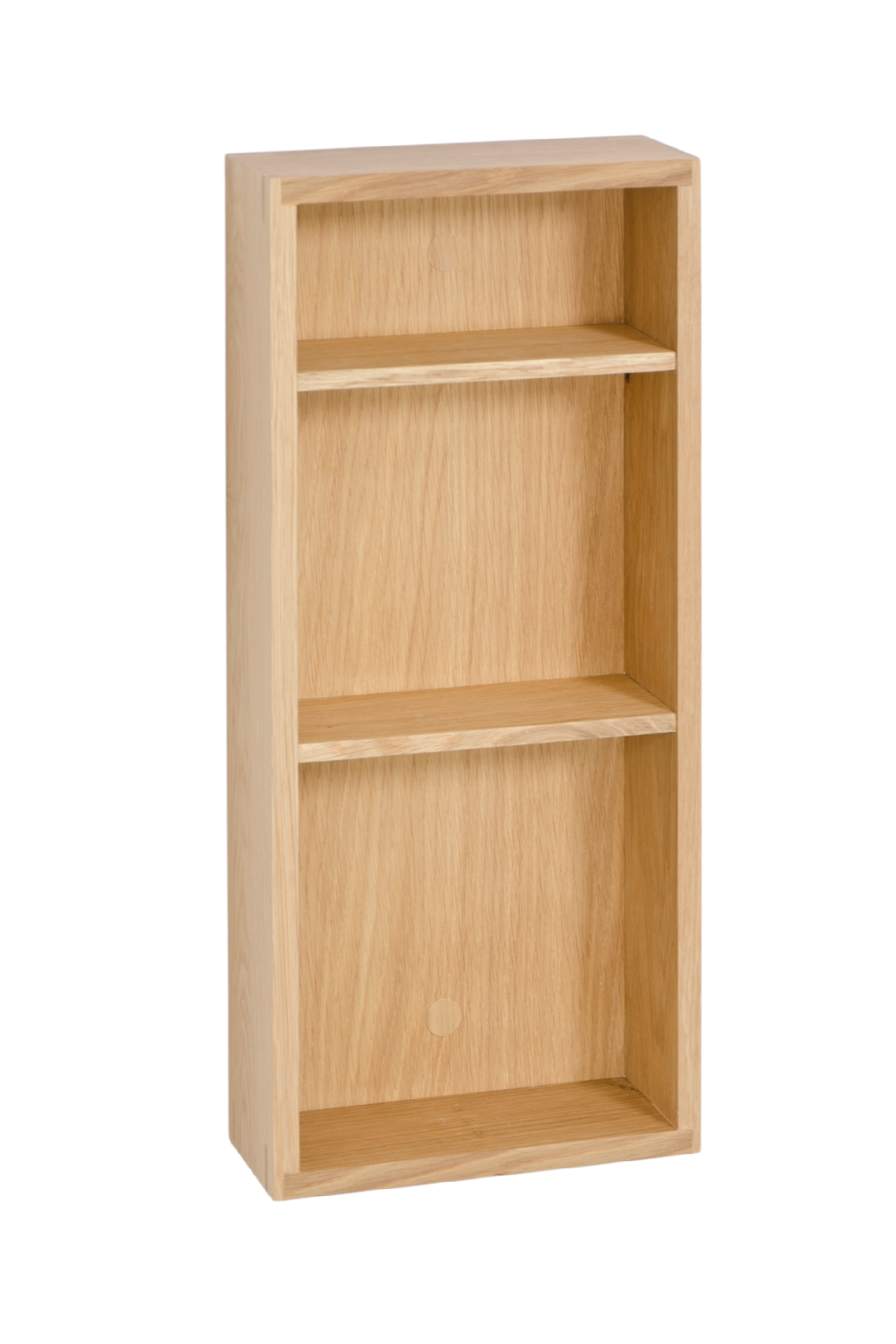 Oak Wall Mounted Bathroom Shelf | Wireworks Slimline | Woodfurniture.com