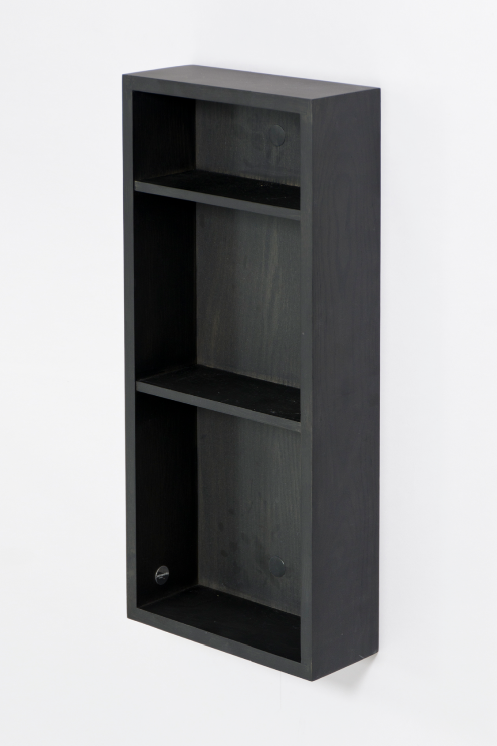 Oak Wall Mounted Bathroom Shelf | Wireworks Slimline | Woodfurniture.com