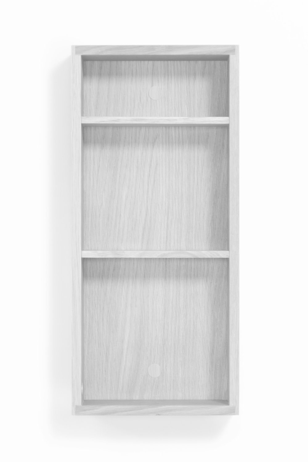 Oak Wall Mounted Bathroom Shelf | Wireworks Slimline | Woodfurniture.com