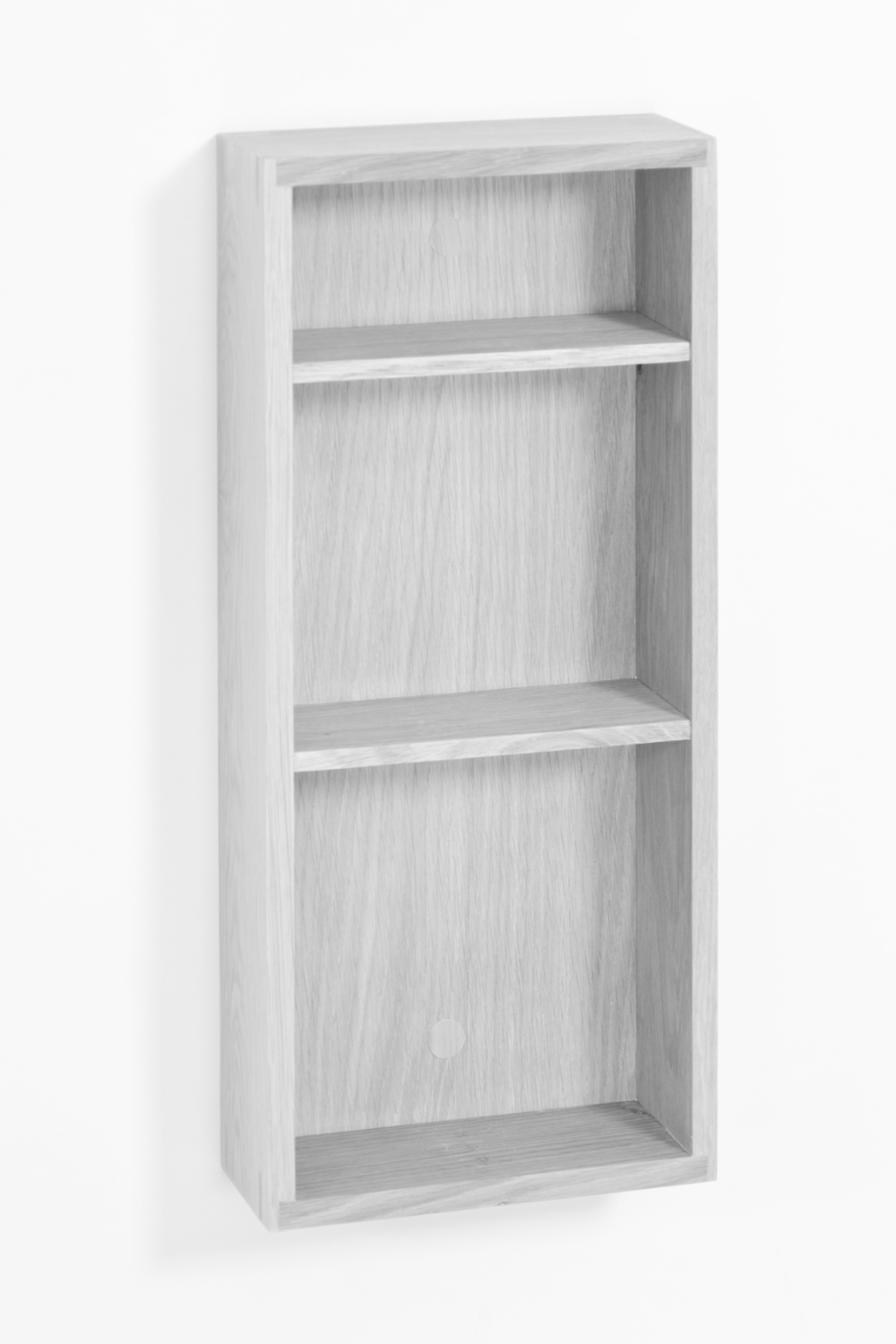 Oak Wall Mounted Bathroom Shelf | Wireworks Slimline | Woodfurniture.com