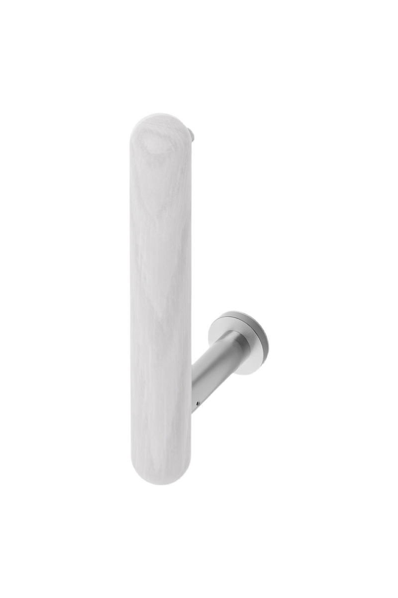 White Wooden Toilet Roll Holder | Wireworks Yoku | Woodfurniture.com