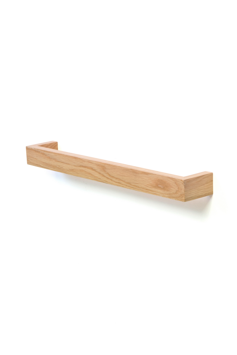 Oak Bathroom Towel Bar - 23” | Wireworks | Woodfurniture.com