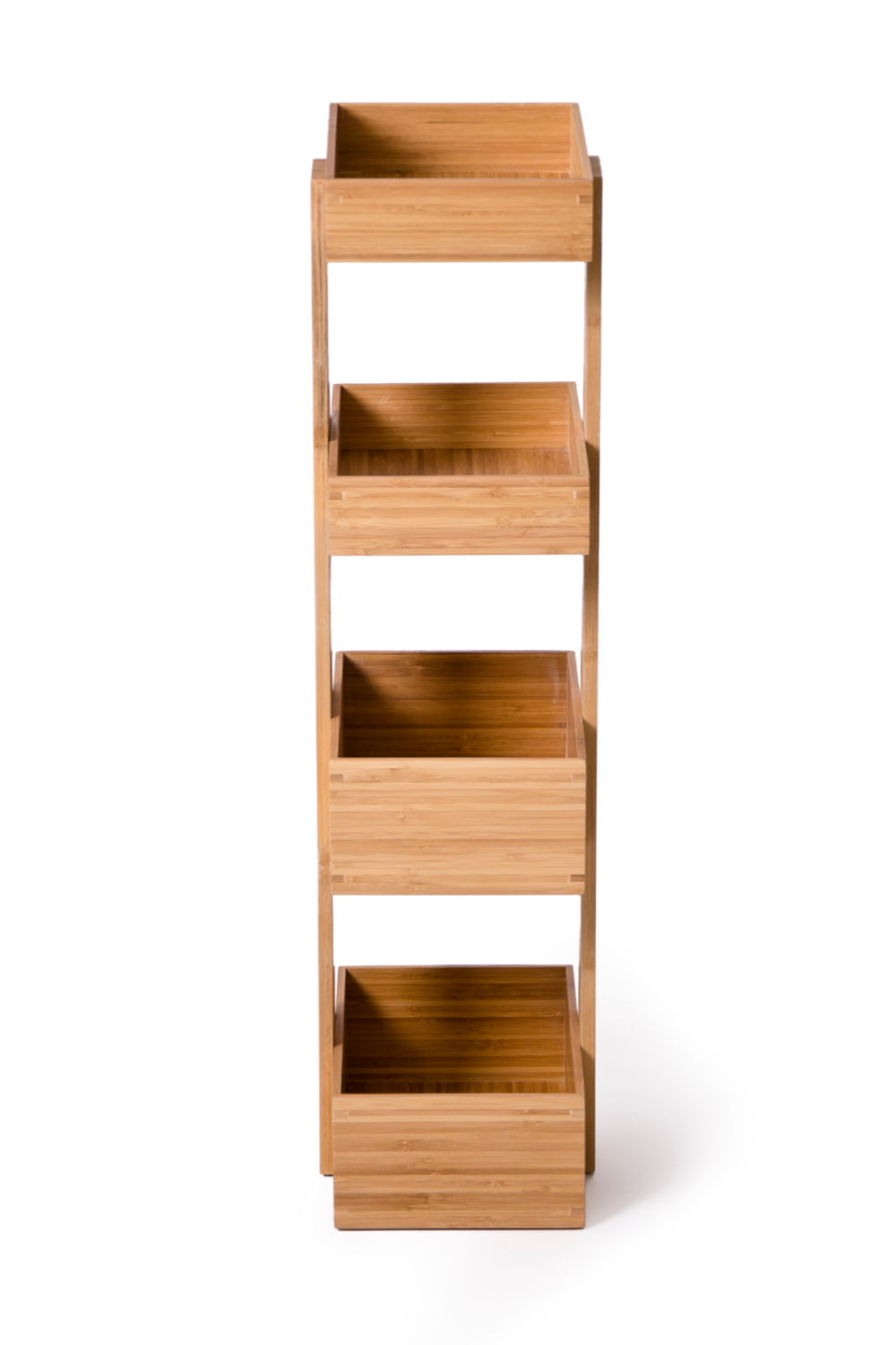 4 Tray Bamboo Storage Caddy | Wireworks Arena | Woodfurniture.com