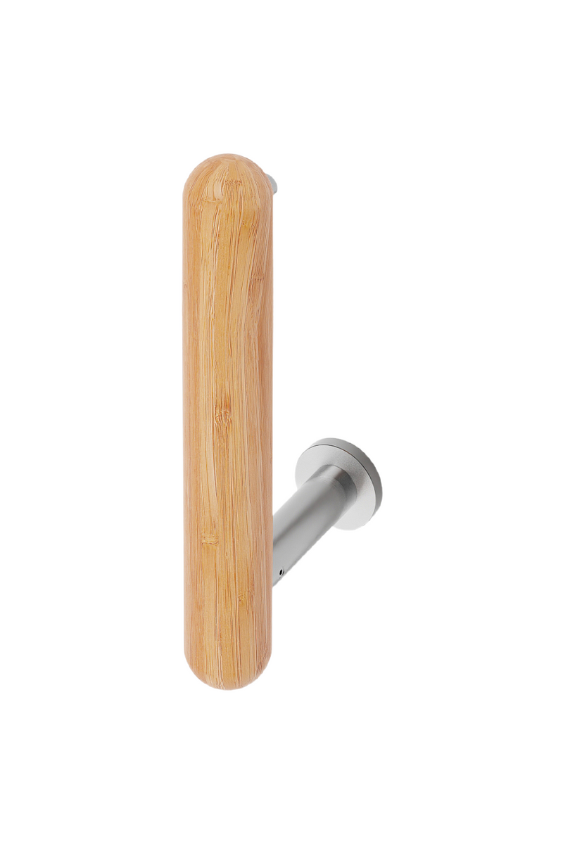 Bamboo Toilet Roll Holder | Wireworks Yoku | Woodfurniture.com