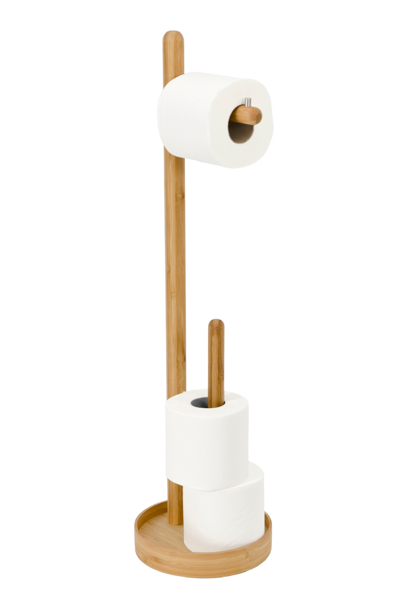 Wooden Minimalist Roll Holder | Wireworks Yoku | Oroatrade