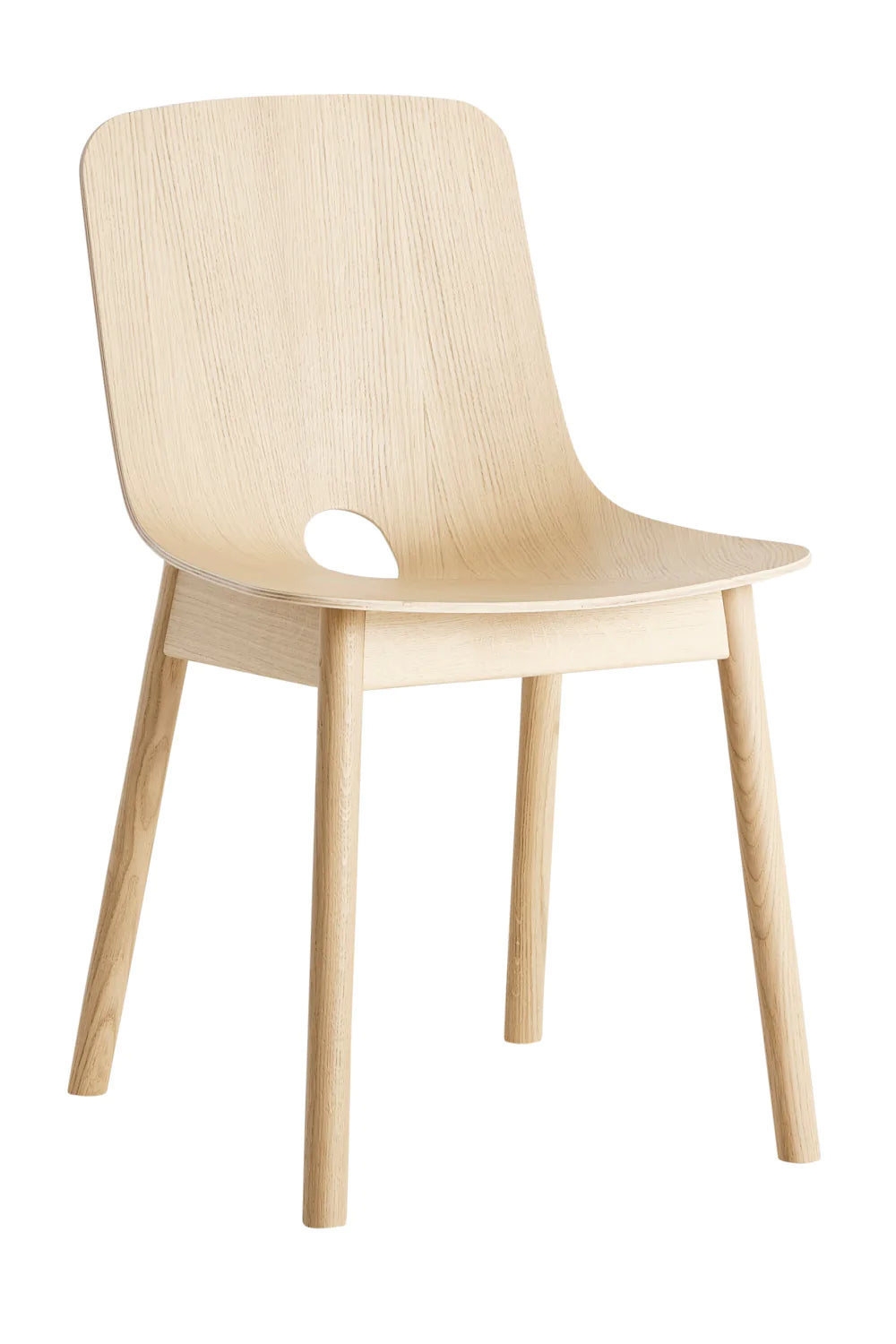 White Oak Minimalist Dining Chair | WOUD Mono | Woodfurniture.com