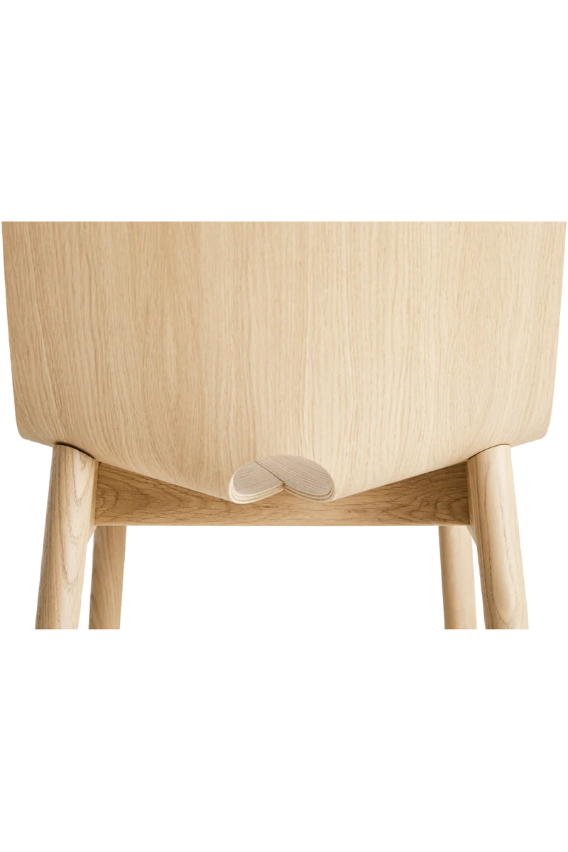 White Oak Minimalist Dining Chair | WOUD Mono | Woodfurniture.com