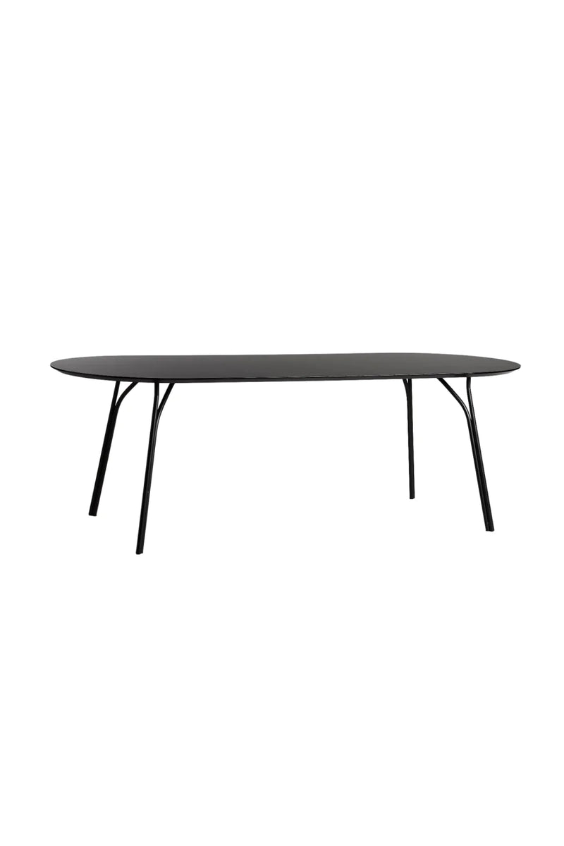 Minimalist Oval Dining Table L | WOUD Tree | Woodfurniture.com