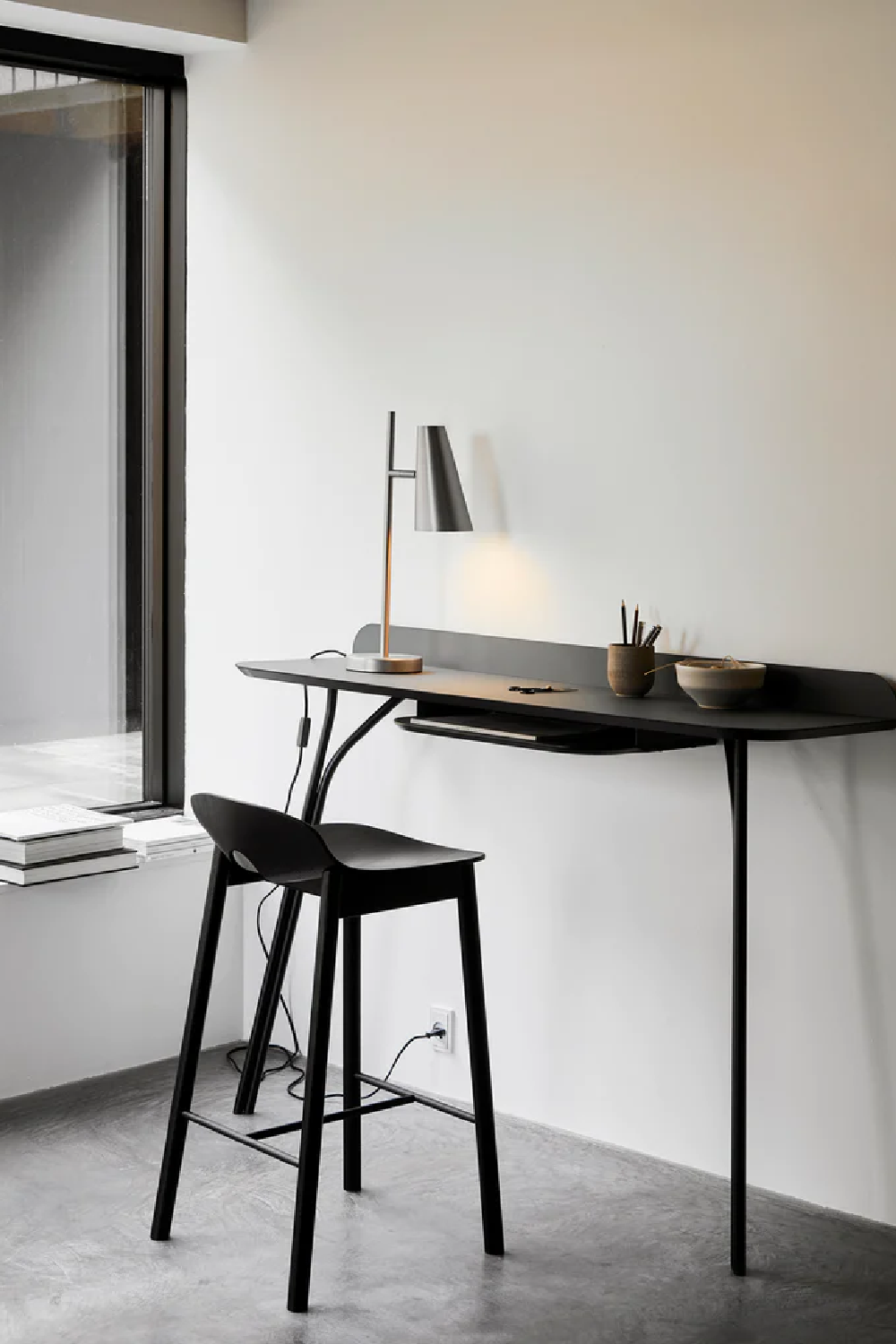 Minimalist Contemporary High Console Table | WOUD Tree | Woodfurniture.com