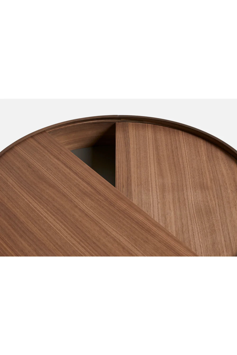 Contemporary Round Coffee Table L | WOUD Arc | Woodfurniture.com