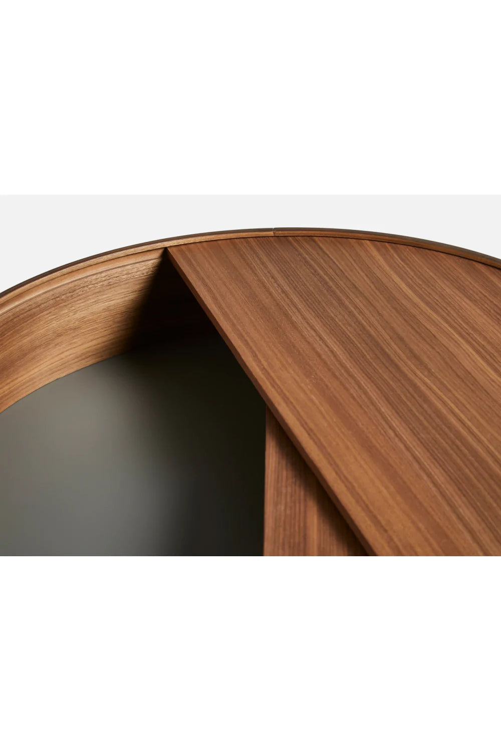 Contemporary Round Coffee Table M | WOUD Arc | Woodfurniture.com