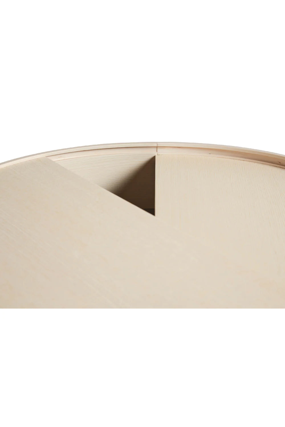 Contemporary Round Coffee Table M | WOUD Arc | Woodfurniture.com