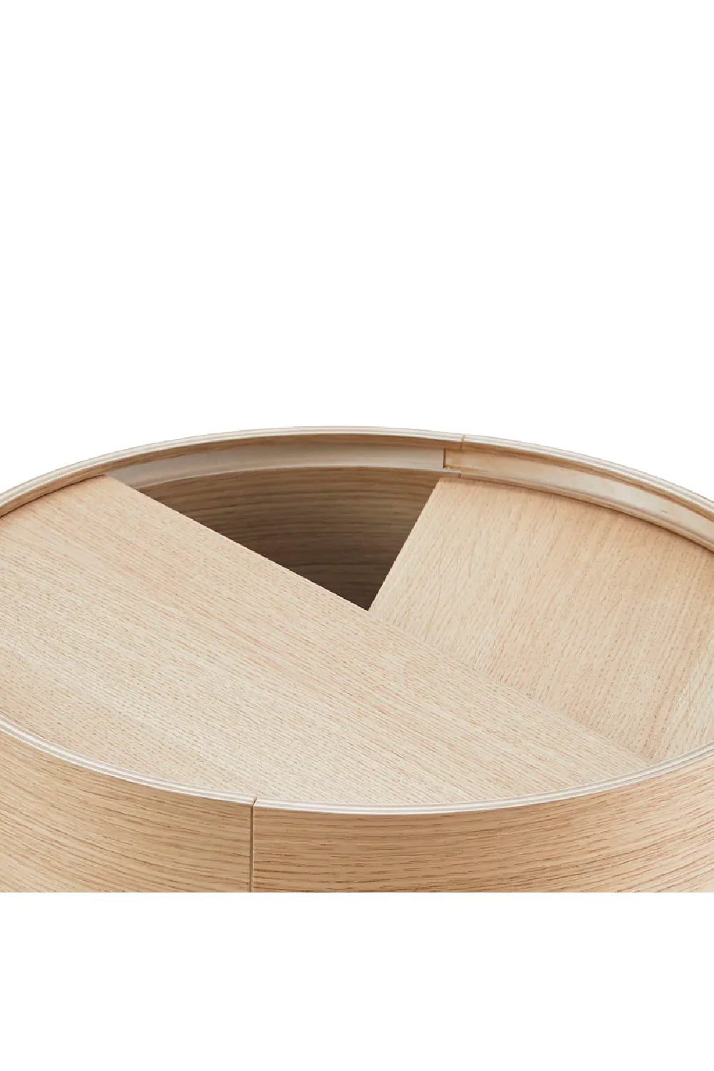 Contemporary Round Side Table | WOUD Arc | Woodfurniture.com