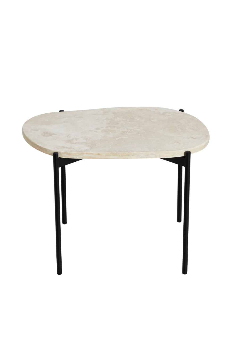 White Travertine Occasional Table M | WOUD La Terra | Woodfurniture.com