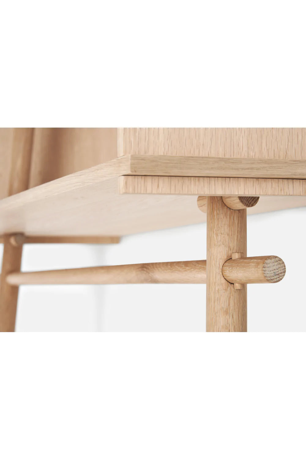 Oak Minimalist Wardrobe L | WOUD Töjbox | Woodfurniture.com