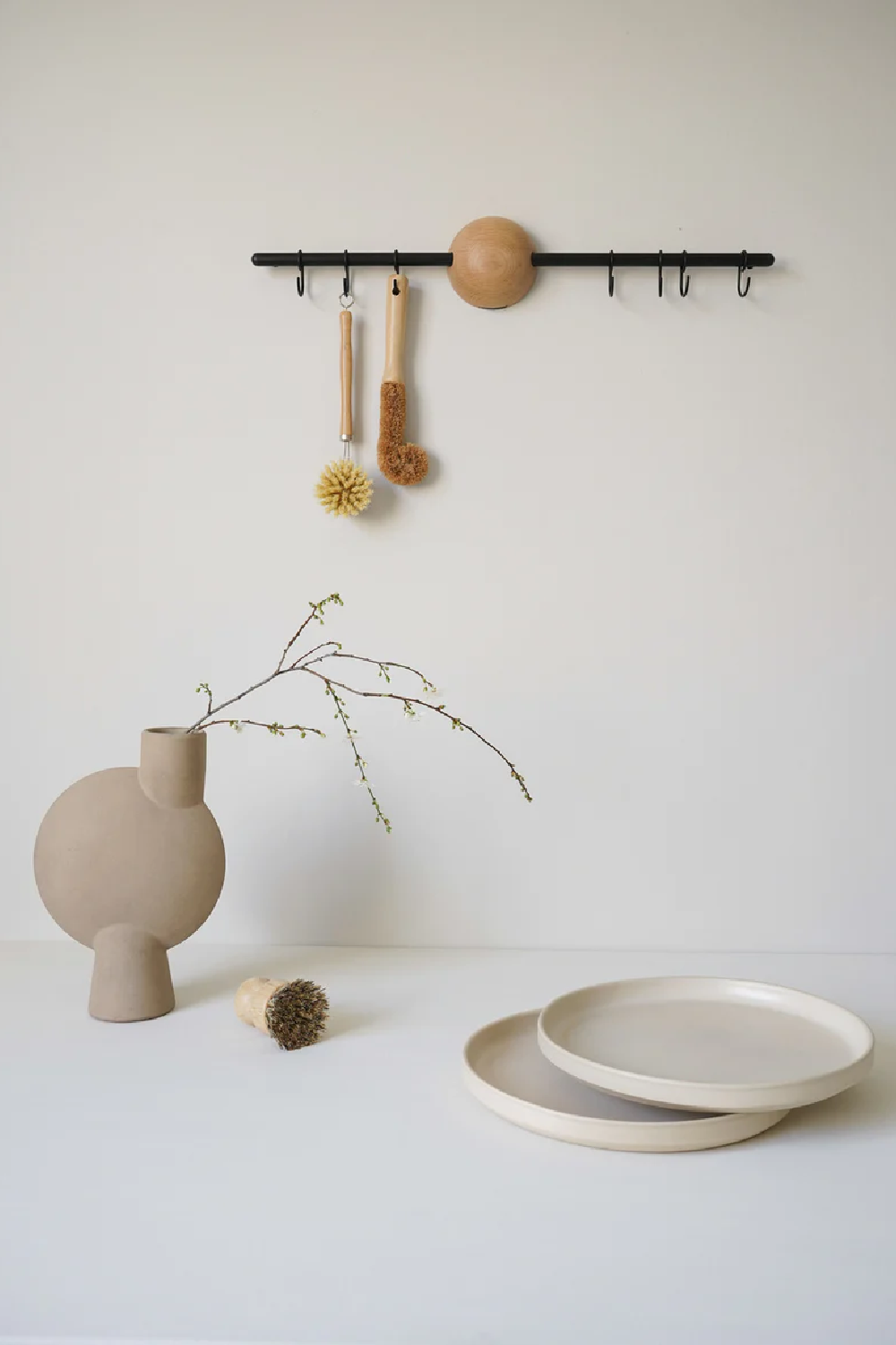 Oak Minimalist Rack | WOUD Hoop | Woodfurniture.com