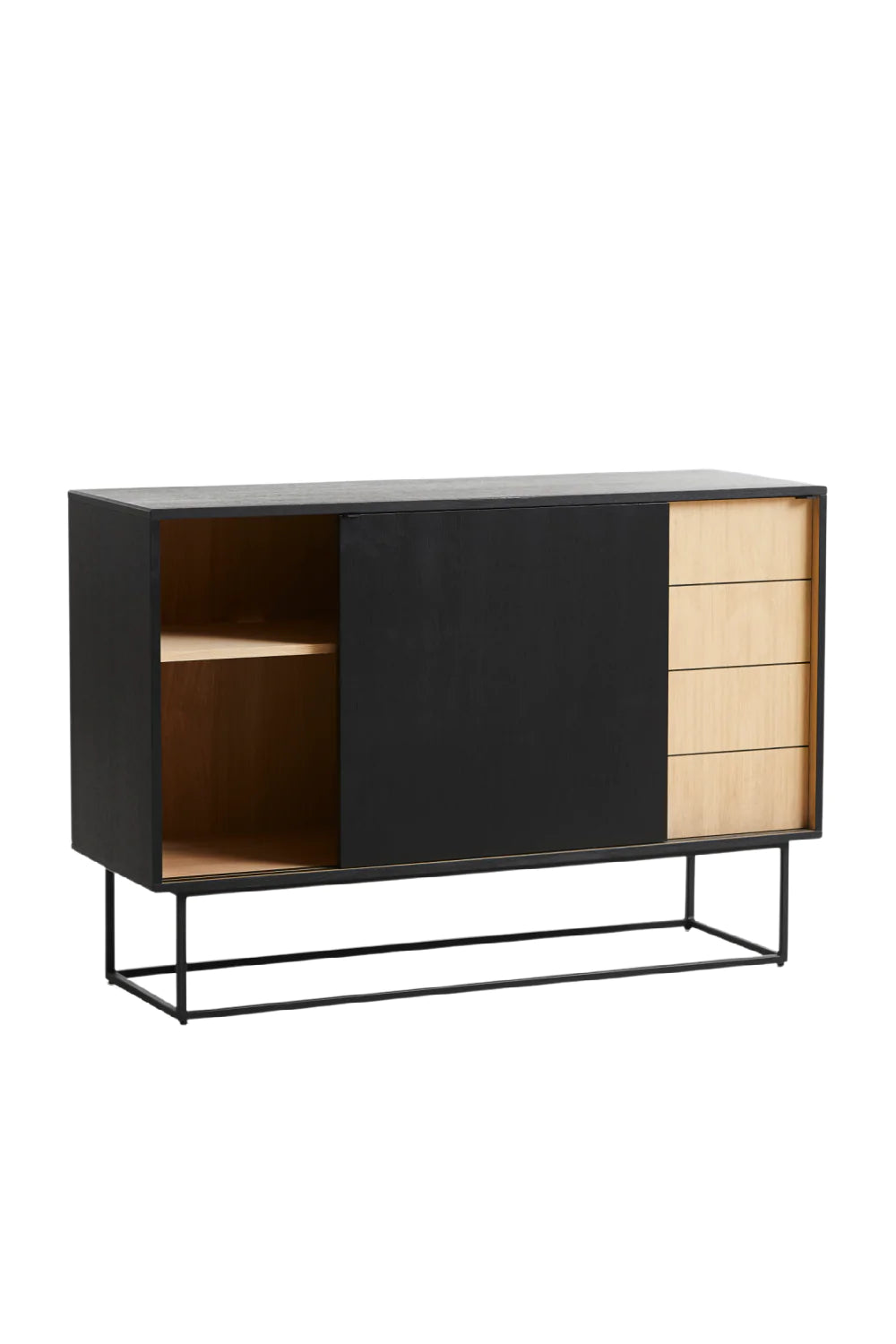 Contemporary Sliding Door Sideboard | WOUD Virka | Woodfurniture.com