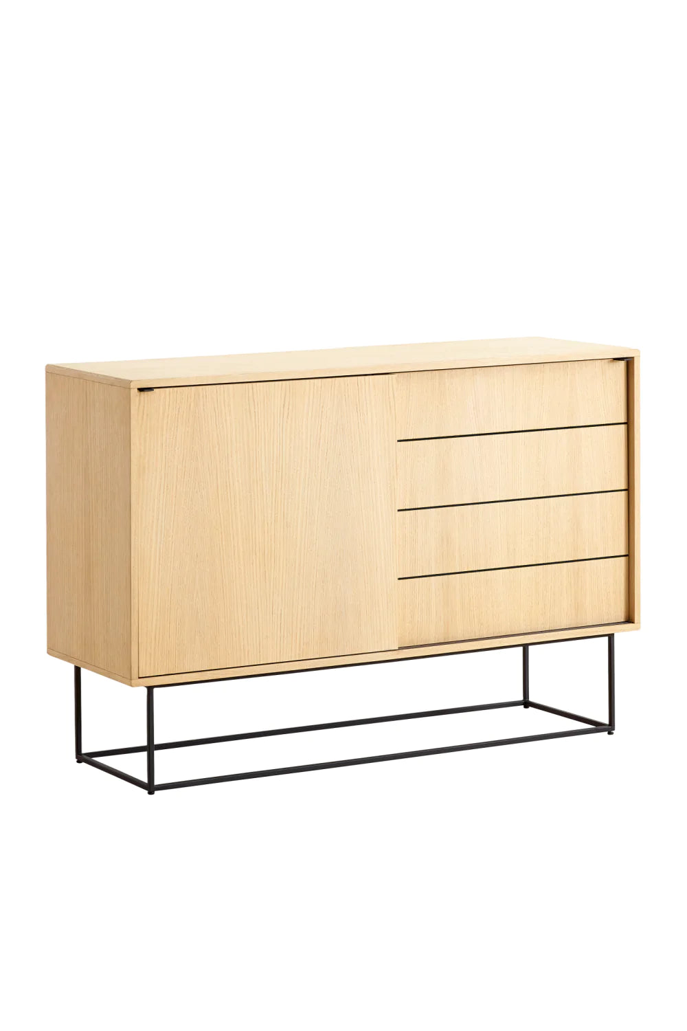 Contemporary Sliding Door Sideboard | WOUD Virka | Woodfurniture.com