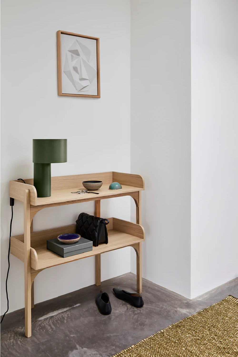 Oak Minimalist Utility Shelf | WOUD | Woodfurniture.com