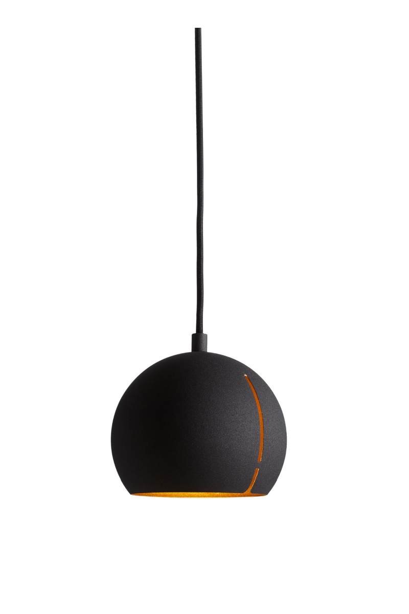Round Black Pendant Lamp | WOUD Gap | Woodfurniture.com