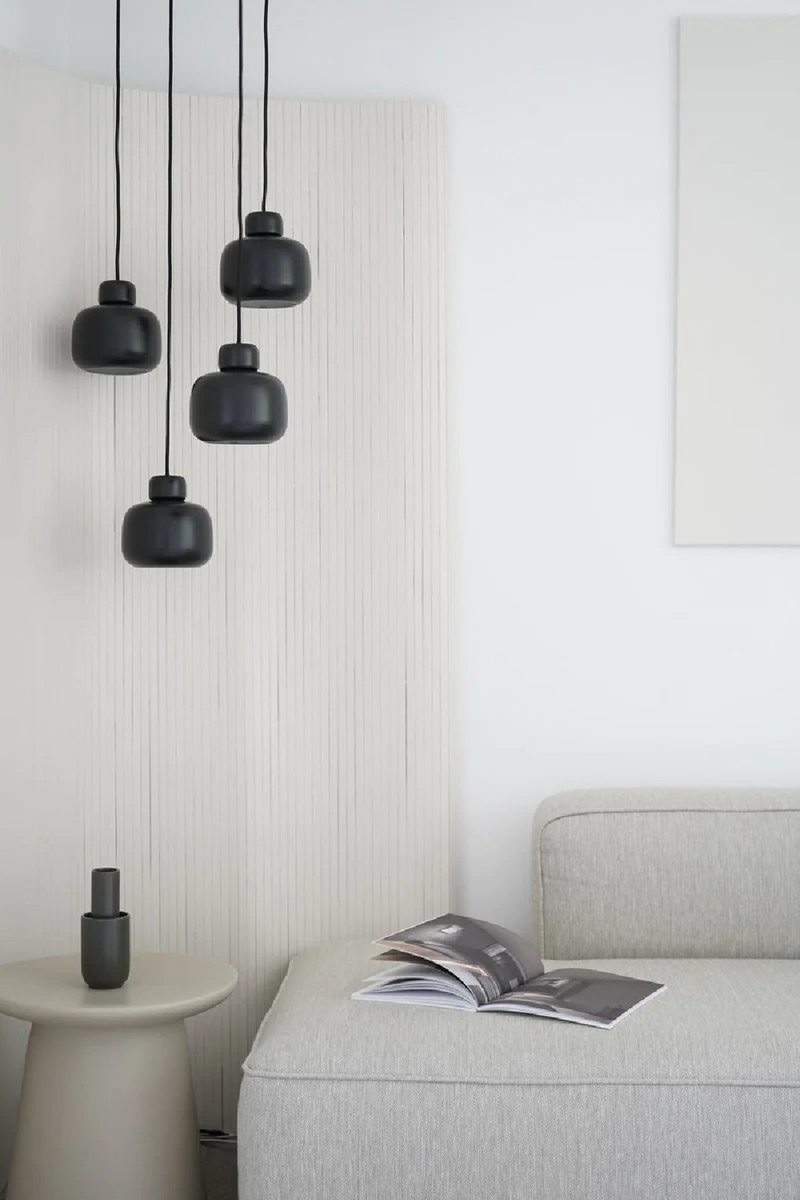 Modern Minimalist Pendant Lamp S | WOUD Stone | Woodfurniture.com