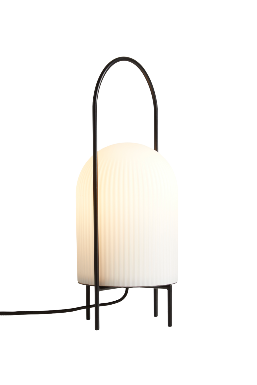 White Glass Contemporary Table Lamp | WOUD Ghost | Woodfurniture.com