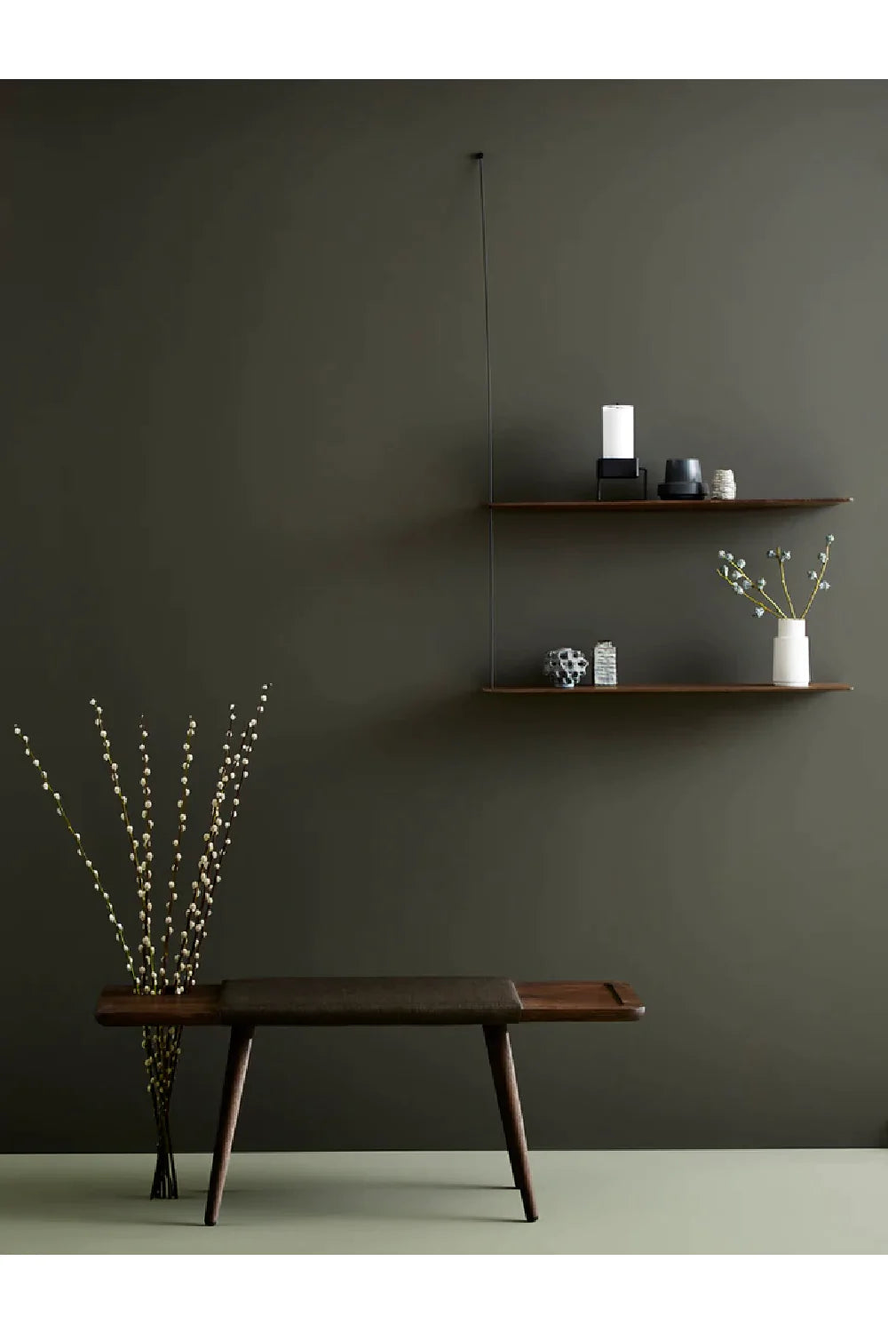 Modern Minimalist Wall Shelf L | WOUD Stedge | Woodfurniture.com