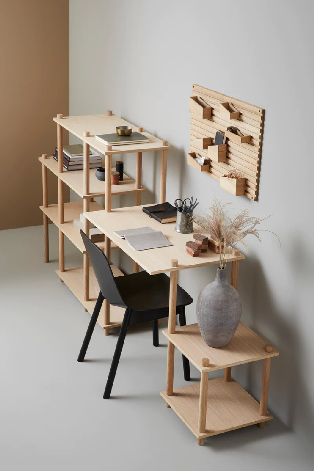 Natural Oak Customizable Organizer | WOUD Input | Oroatrade.com