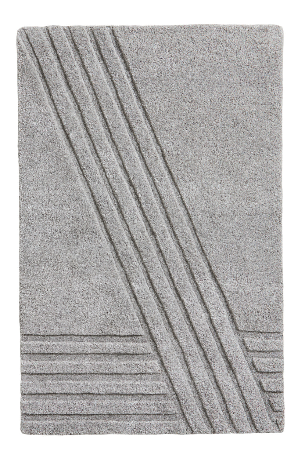 Gray Wool Area Rug | WOUD Kyoto | Woodfurniture.com