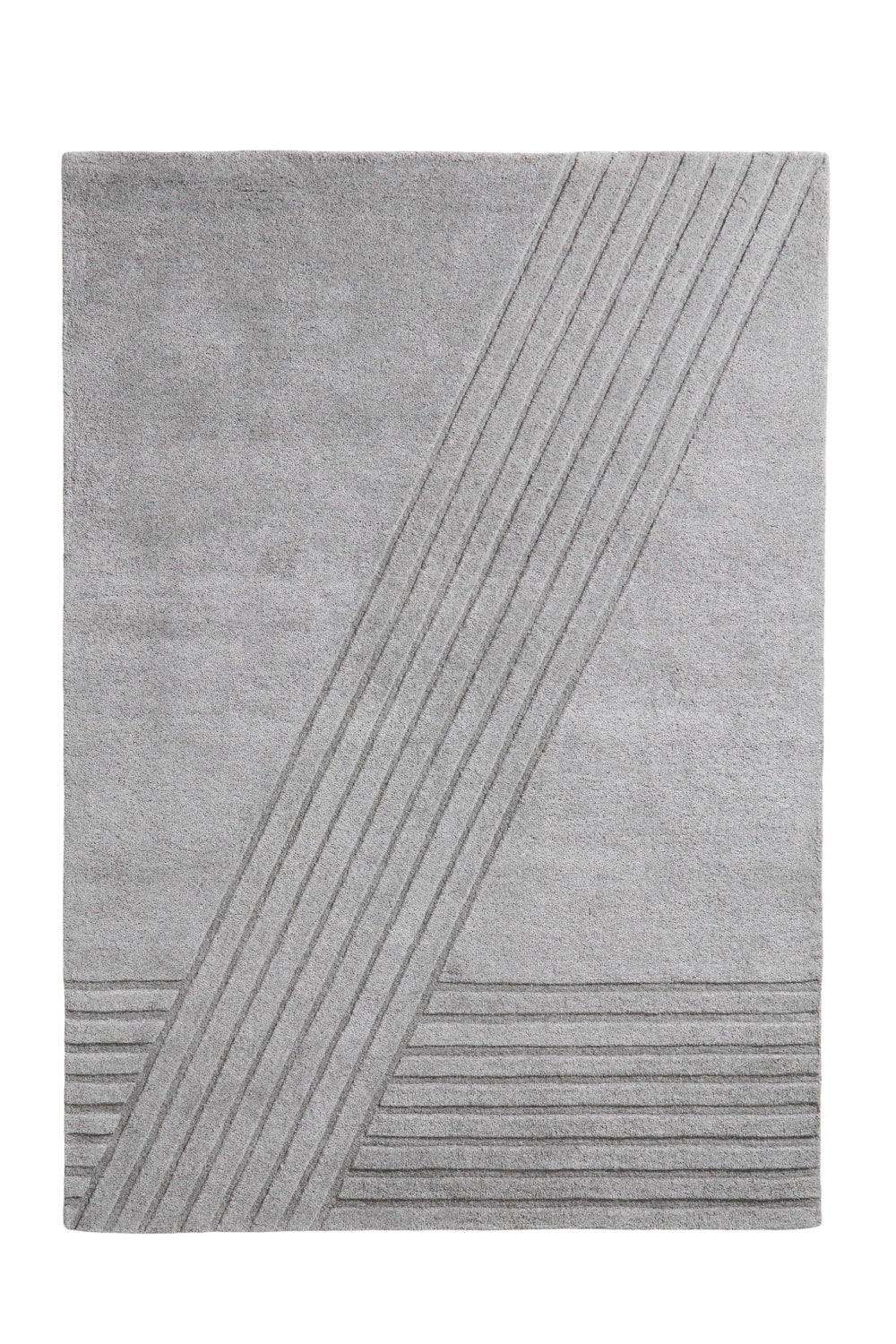 Gray Wool Area Rug | WOUD Kyoto | Woodfurniture.com