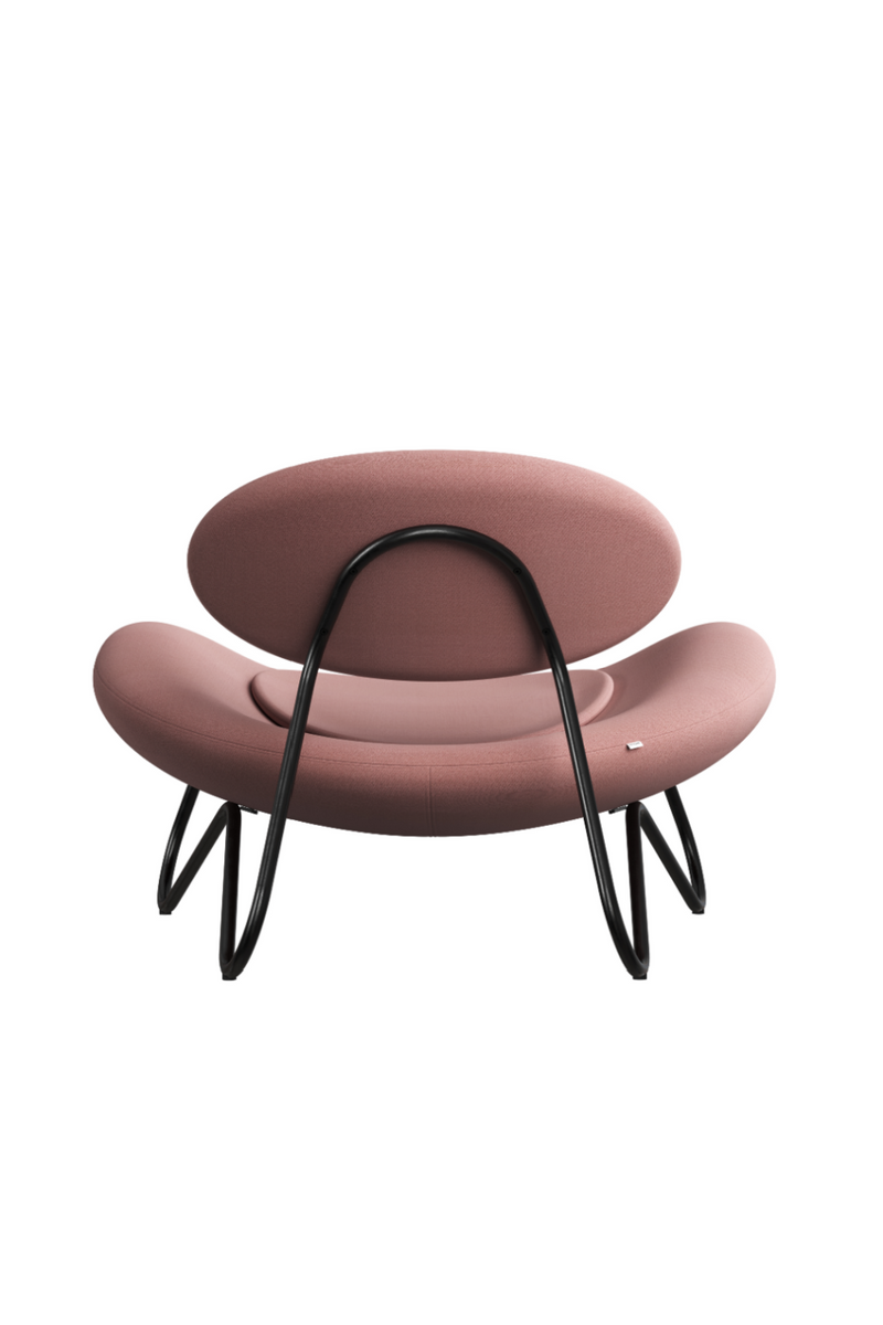 Black Framed Modern Lounge Chair | WOUD Meadow | Woodfurniture.com