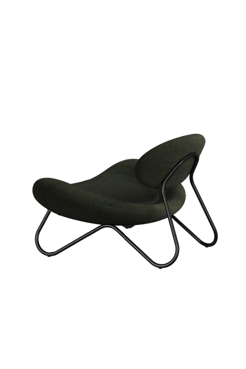 Black Framed Modern Lounge Chair | WOUD Meadow | Woodfurniture.com