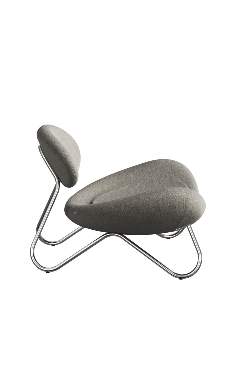 Bouclé Modern Lounge Chair | WOUD Meadow | Woodfurniture.com