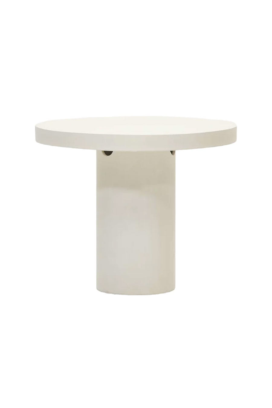 White Cement Round Table | La Forma Aiguablava
