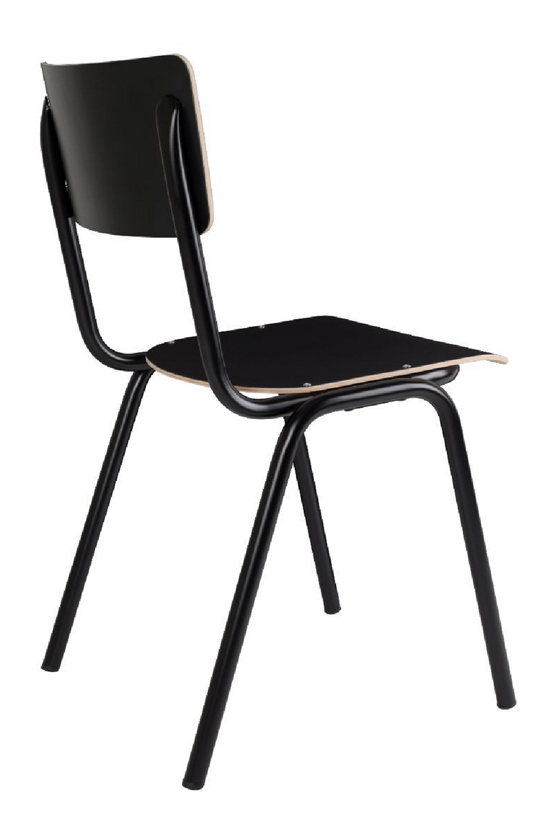 Black Dining Chairs (4) | Zuiver Back To School | OROA TRADE