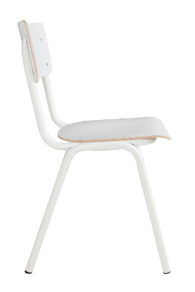 White Dining Chairs (2) | Zuiver Back To School | Woodfurniture.com