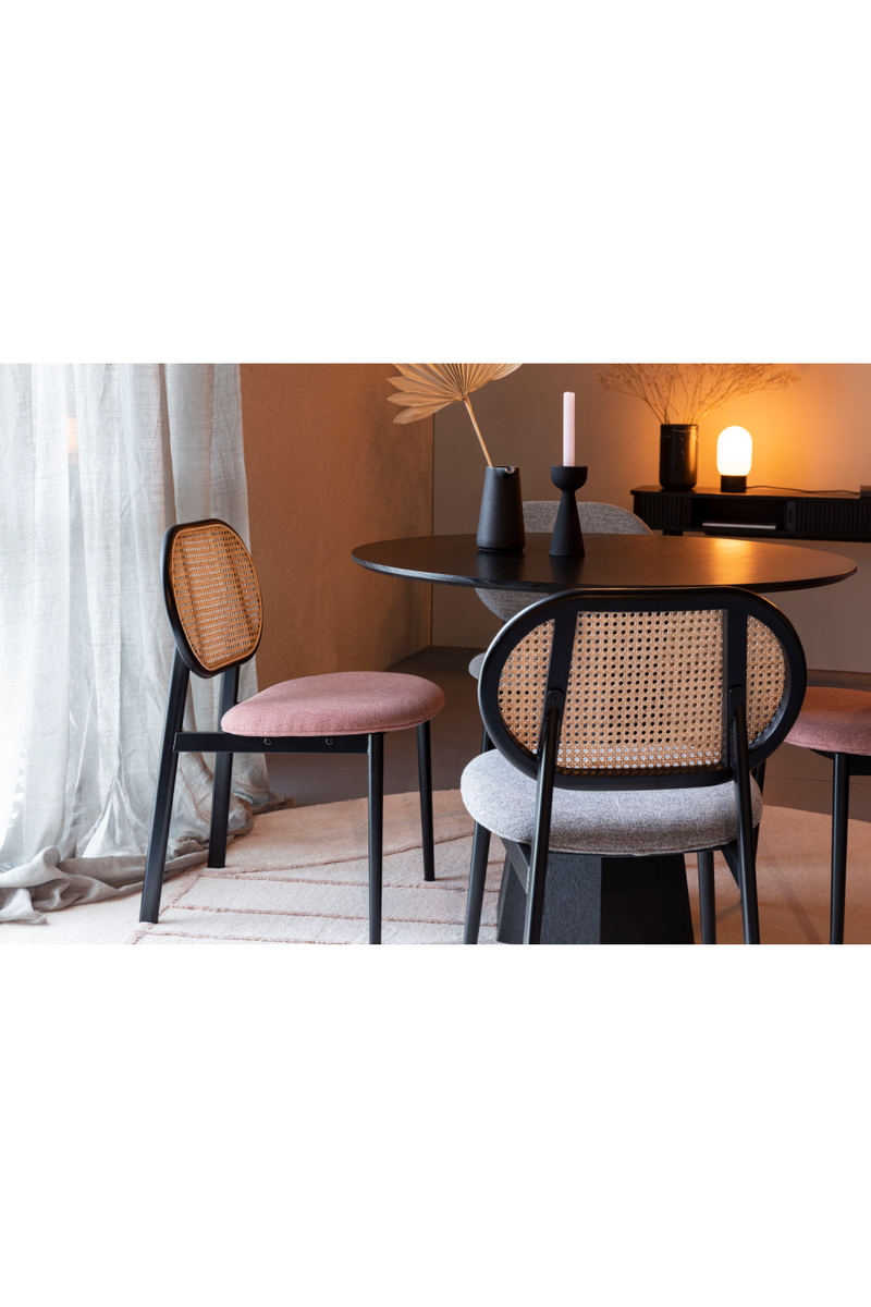 Rattan Back Dining Chair | Zuiver Spike | Woodfurniture.com