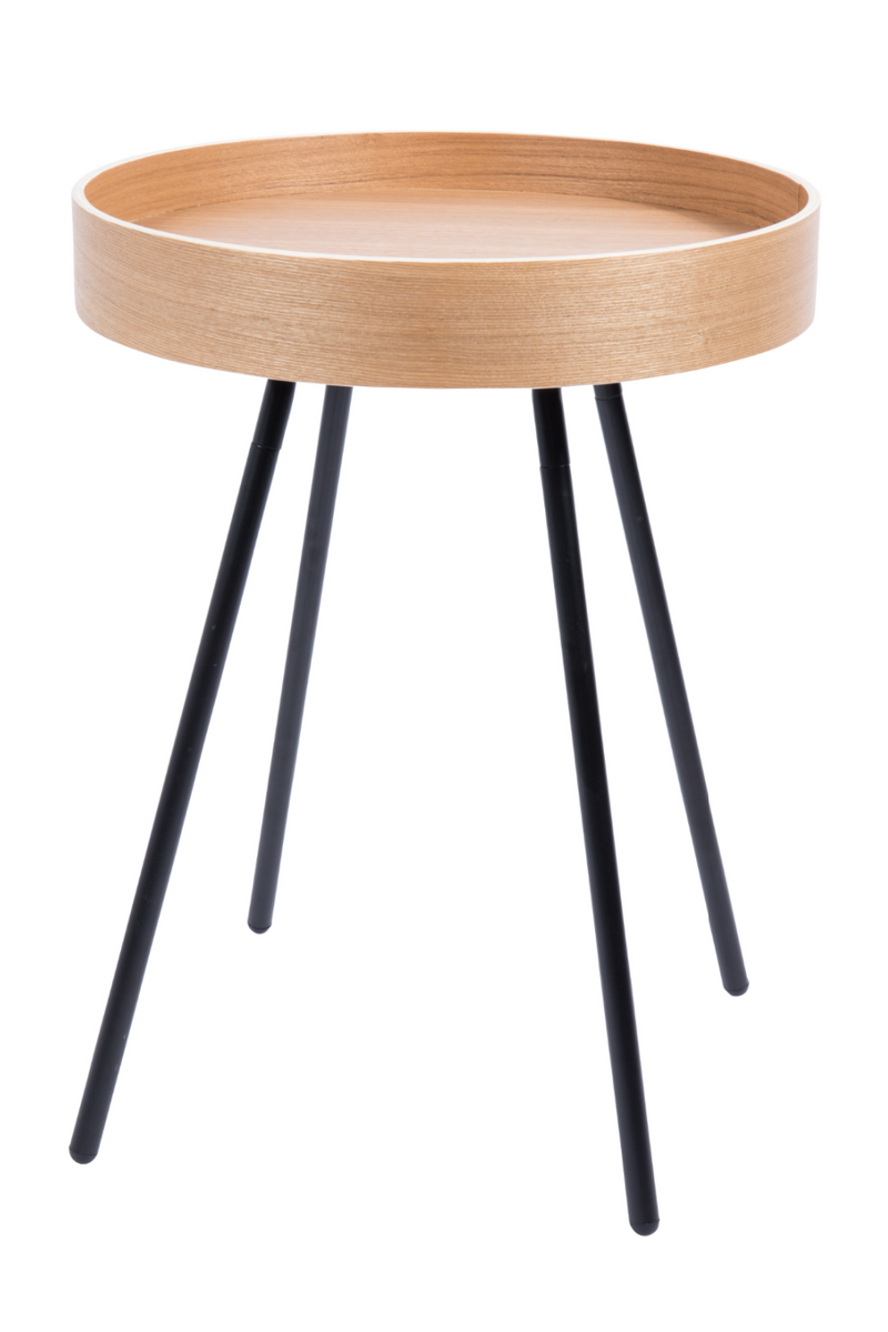 Removable Tray End Table | Zuiver Oak Tray | Woodfurniture.com