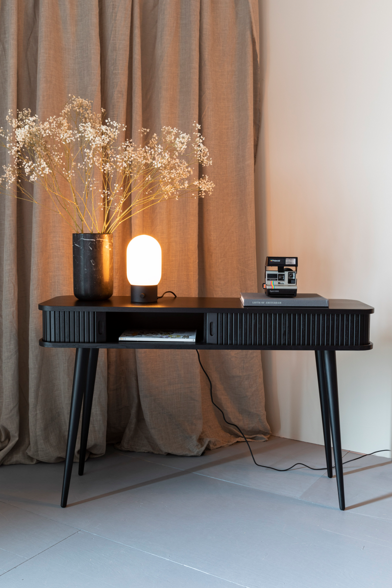 Black Wooden Console Table | Zuiver Barbier | Wood Furniture