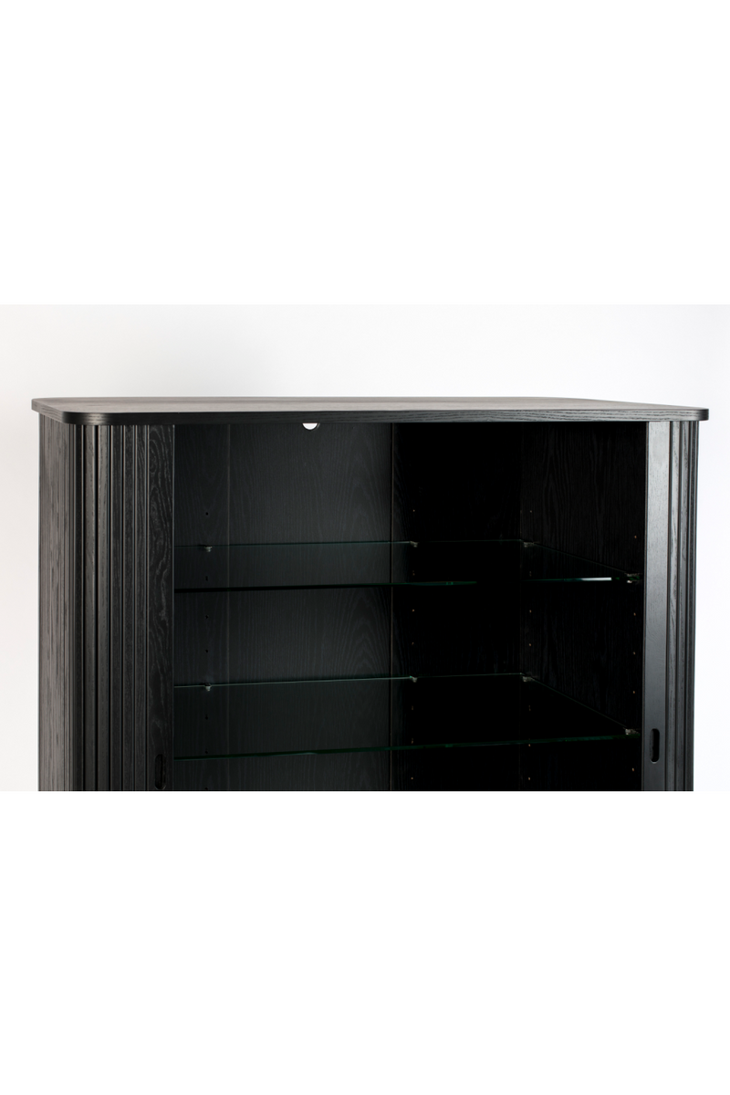 Black Tambour Door Cabinet | Zuiver Barbier | Oroatrade.com