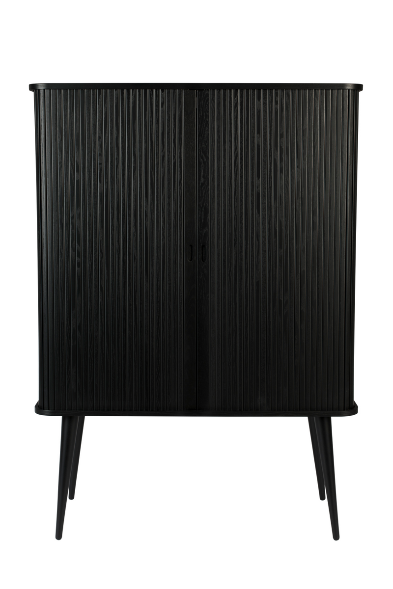 Black Tambour Door Cabinet | Zuiver Barbier | Oroatrade.com