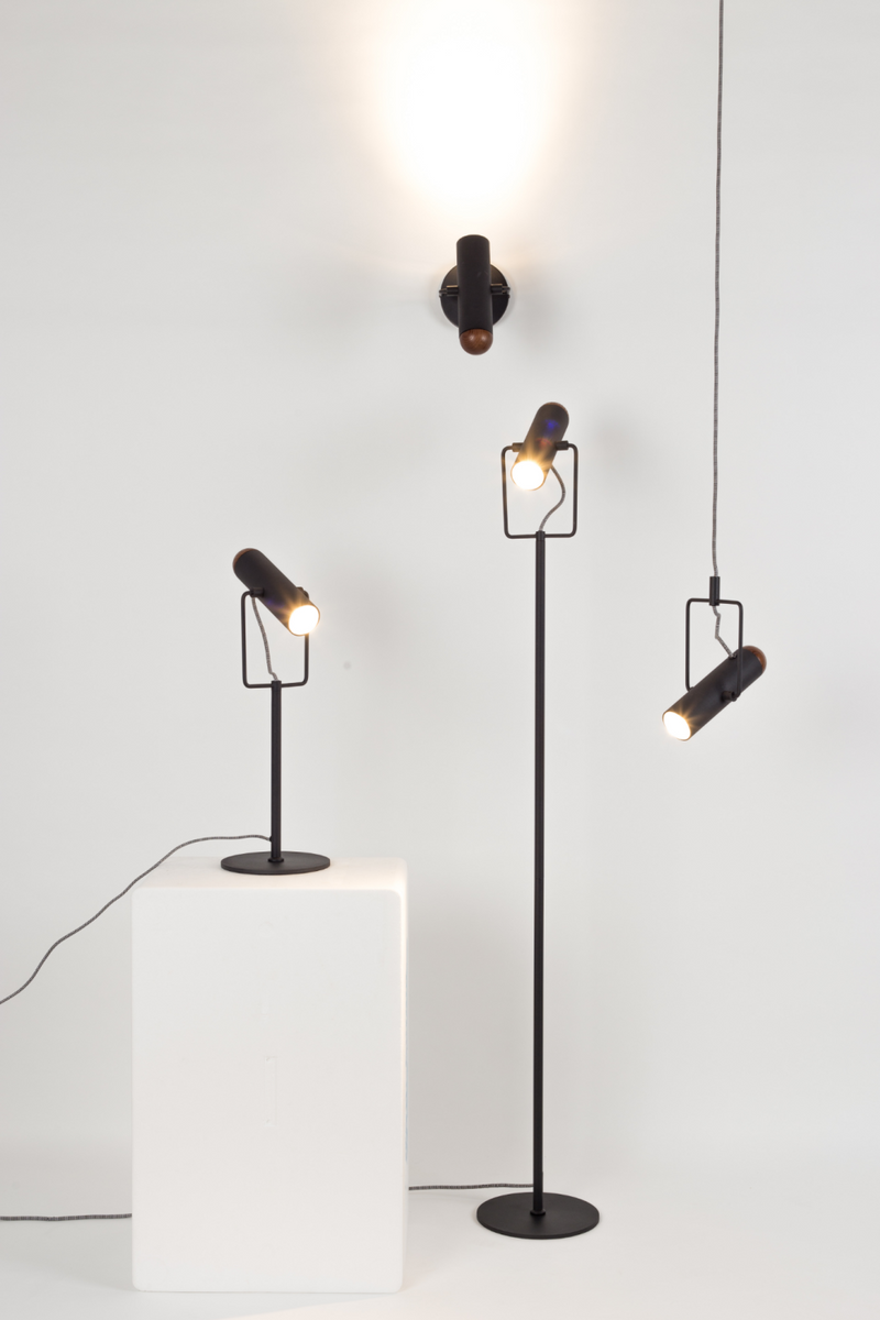 Black Spotlight Floor Lamp | Zuiver Marlon | Woodfurniture.com