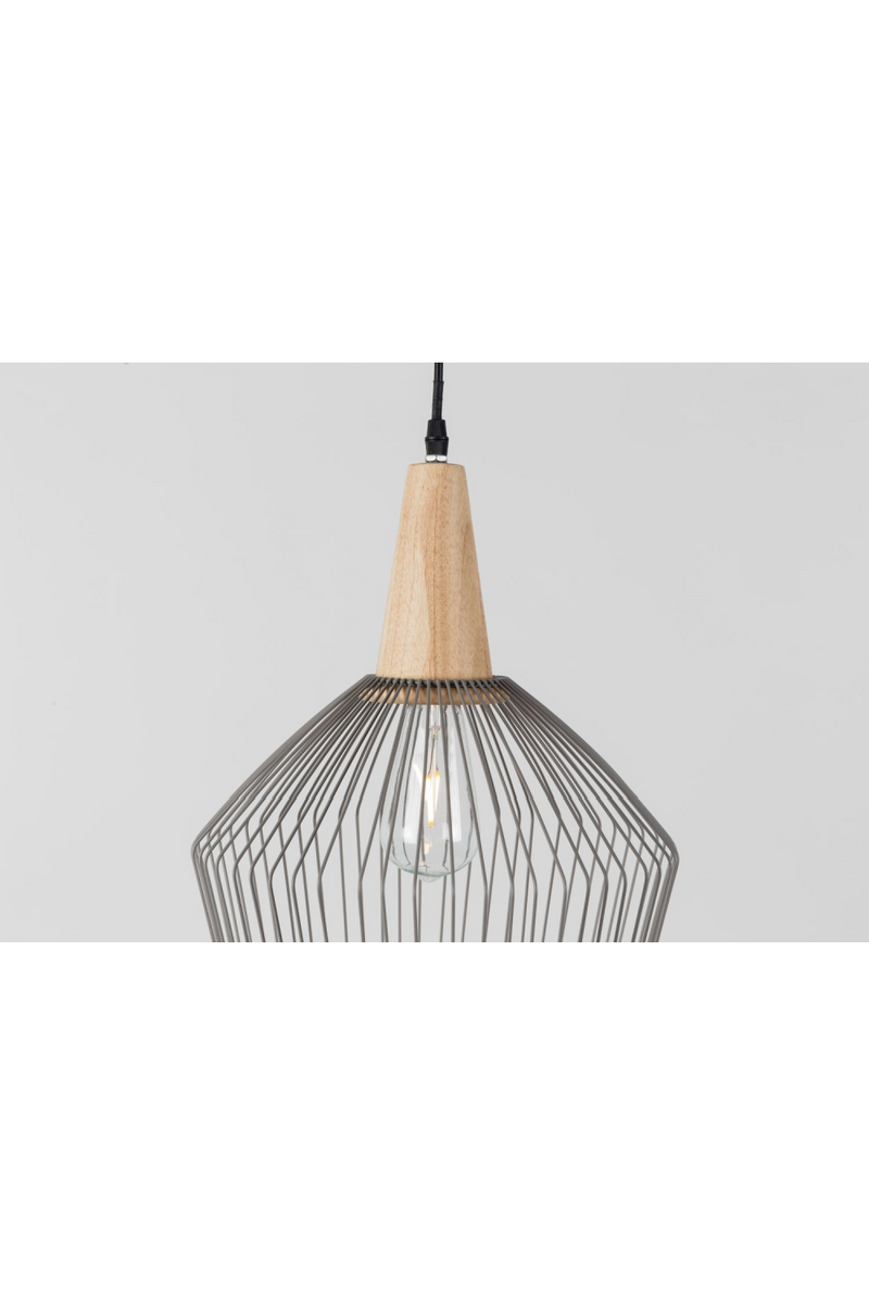 Gray Long Cage Pendant Lamp | Zuiver Birdy | dutchfurniture.com