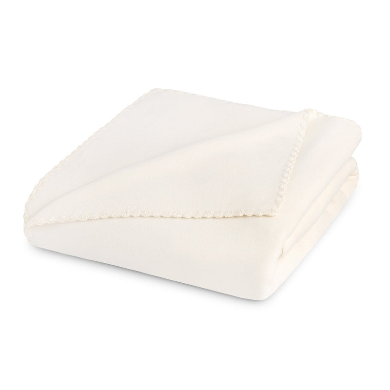 Brushed Cotton Shell-Stitched Blanket | Amalia Home Luísa | Woodfurniture.com